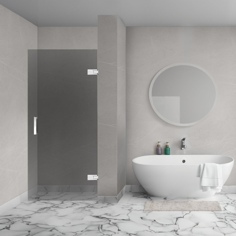 Aqua Vista Galatina Porte de niche - 80x200cm - set de montage non incluse - verre fumé SW1186355