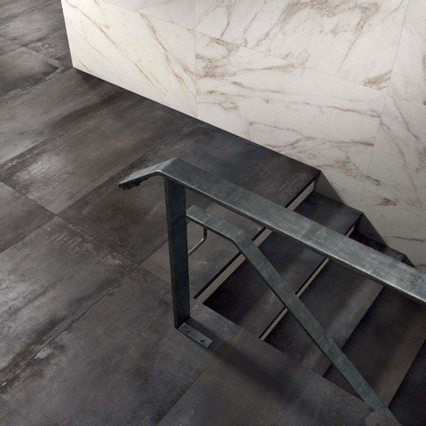 Ceralto Kubico Carreau de sol - 80x80cm - 9.0mm - rectifié - Dark SW222514