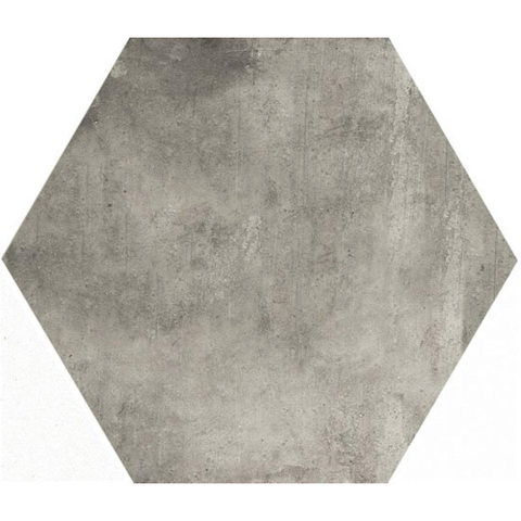 Ceralto Neroli Stone carrelage sol et mur - 30x35cm - 9mm - hexagonal - R9 - effet pierre - grey mat (gris) SW795703