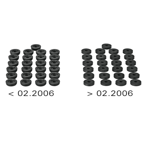 Grohe Dichtingsset - voor bovendeel - 1/2 inch - set van 50 stuks 0433335