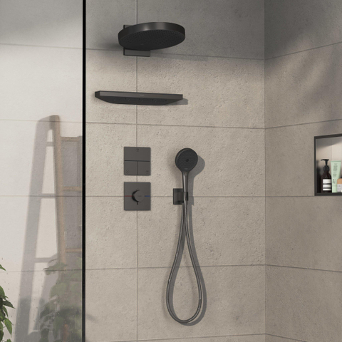 Hansgrohe ShowerSelect Comfort E Thermostaat - inbouw - zwart chroom (antraciet) SW917935
