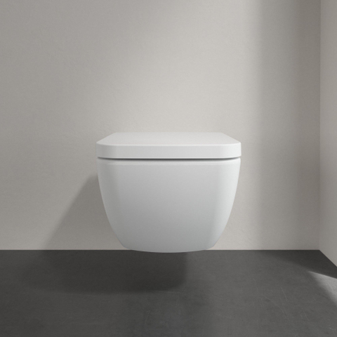 Villeroy & Boch venticello wandcloset - diepspoel DirectFlush - 37.5x56cm CeramicPlus - Stone White (mat wit) SW209653