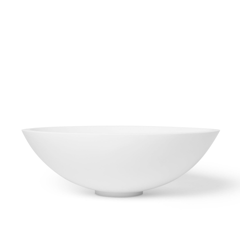 Wiesbaden Valerie Waskom rond - 43x13cm - solid surface - mat wit SW102824
