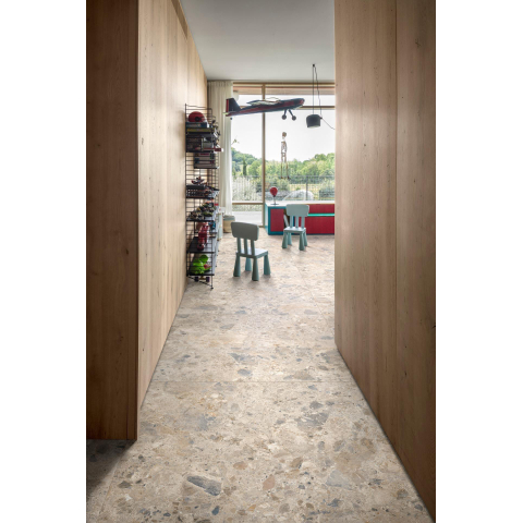 Ceralto Houta Uno Carrelage de sol - 100x100cm - 8.5mm - rectifié - Multicolore SW877882