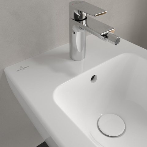 Villeroy & Boch Subway 2.0 wandbidet - 56.5x37.5x28cm - met overloop - White Alpine (glans wit) 0124040