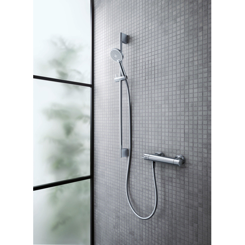 Duravit B.2 Thermostatische douchemengkraan - opbouw - 260x1135x40mm - hoogglans chroom SW500276