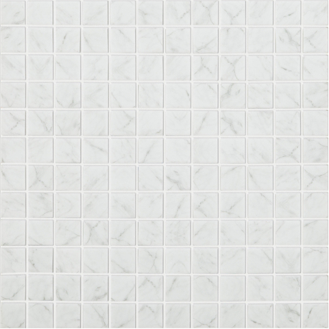 ÉCHANTILLON Terravito Fiesole carreau mosaïque - 2,5x2,5cm - 5mm - Carré - Blanc Mat SW735619