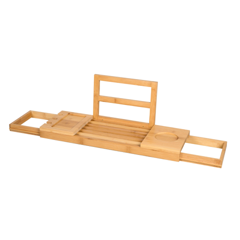 Best Design Tray badbrug 50 tot 90cm verstelbaar bamboe SW811996
