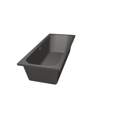 Xenz Aruba Baignoire - 180x80x48 - bonde centrale - acrylique - anthracite SW103119