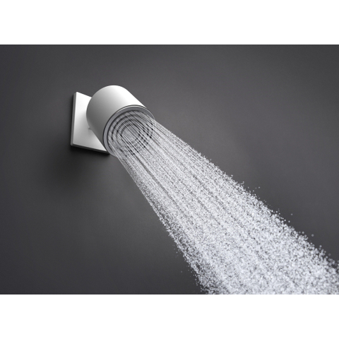 Hansgrohe Pulsify douche de tête - 10.5cm - 1 jet - green - blanc mat SW651361