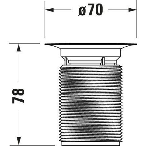 Duravit Stankafsluiter - voor urinoir SW197746