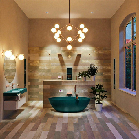 MONDIAZ FLOAT Baignoire îlot - 170x80cm - smag SW491605