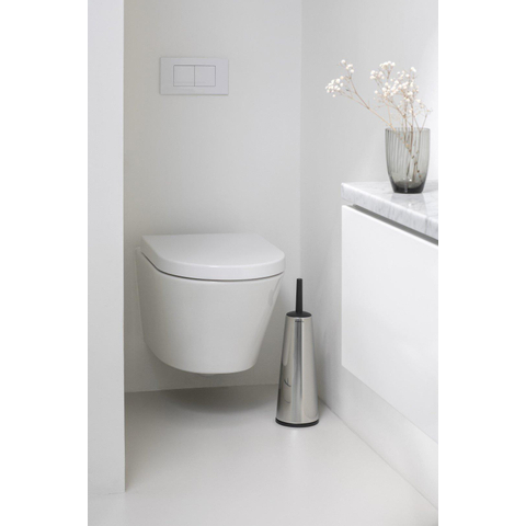 Brabantia ReNew Toiletborstel - staand - houder - matt steel SW237229