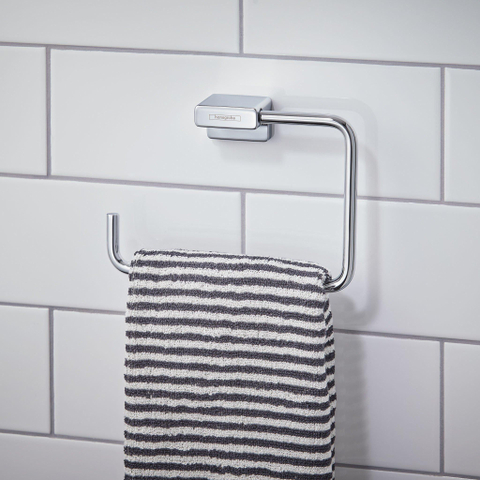 Hansgrohe AddStoris Q handdoekring - hoogglans chroom SW651171