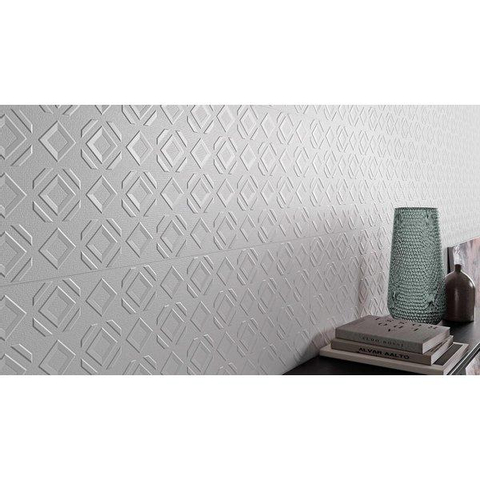 ÉCHANTILLON Ceralto Nobile Marble 316X1000 Pulsar Innedit White 224677 10.4Mm Mat Ret.Decor 31.6x100cm WHITE SW912223