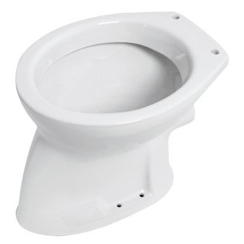 Plieger Brussel cuvette à poser à chasse plate PK 35x46,5cm blanc SW157062