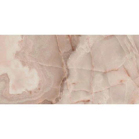 ÉCHANTILLON Ceralto Alabro Vein carrelage sol et mur 60X120cm rectifié Rose Brillant SW912354