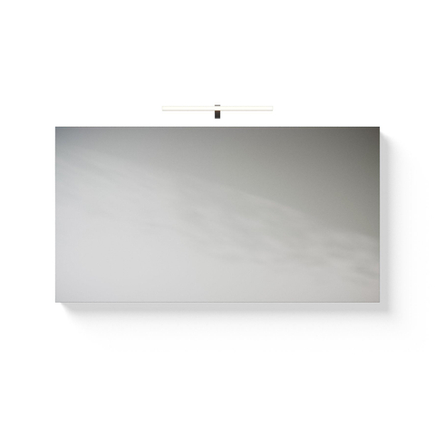 Looox B-Line spiegel – 100x65 cm – zonder verlichting – spiegelverwarming – Aluminium GA36565
