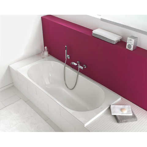 Villeroy & Boch O.novo bad acryl rechthoekig - 160x70x45cm - glans wit 1024409