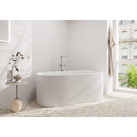 Hansgrohe Tecturis E Eengreeps badmengkraan vloermontage - vrijstaand - hoogglans chroom SW918604