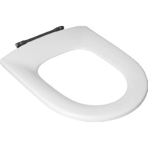 Villeroy & Boch O.novo closetzitting - zonder deksel - met doorlopende scharnieren - White Alpine (glans wit) 1024994