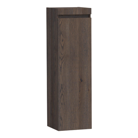 Saniclass Solution Badkamerkast - 120x35x35cm - 1 rechtsdraaiende deur - hout - black oak SW392885