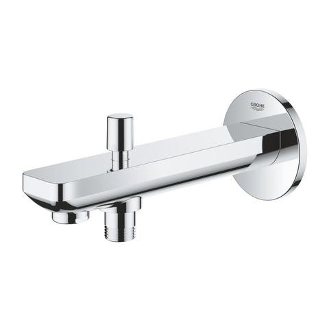 Grohe Baduitloop - wandmontage - met omstelling - 1/2 inch - 17cm - chroom SW334439