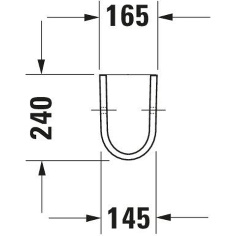 Duravit Starck 3 Philippe Starck - 3 Sifonkap - wit 0313572