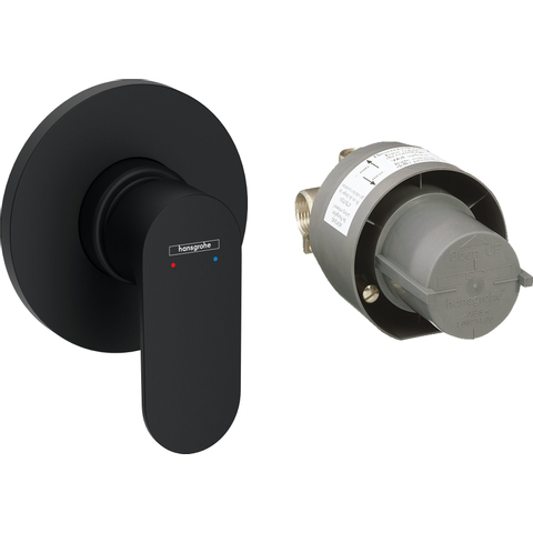 Hansgrohe Rebris s Mitigeur de douche encastré monocommande mat noir SW803100