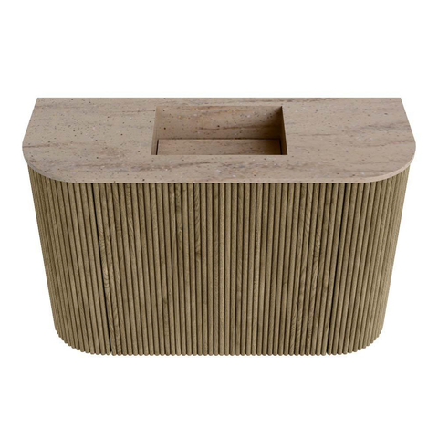 Mondiaz JOYA-DLUX Meuble de salle de bains 63.2cm - arrondi gauche et droite couleur Dusk - Vasque FAYE position Milieu Sans trou de robinet couleur Saba SW1426105