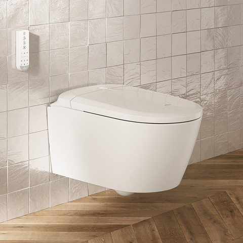 Villeroy & Boch Viclean douche wc - 61.2cm directflush ovaal CeramicPlus - spoelrandloos - White Alpine (wit) SW1387007