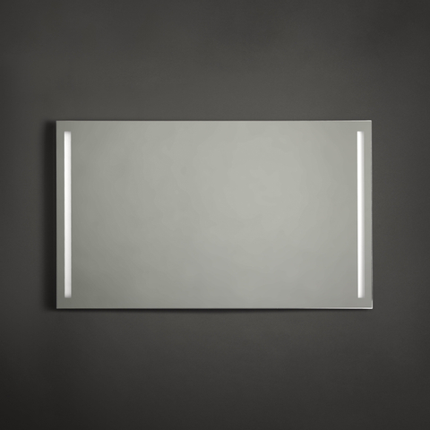 Adema Squared Miroir salle de bain 120x70cm avec éclairage LED gauche et droite avec chauffage et interrupteur capteur SW238218