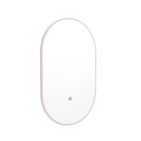 Mondiaz GLOW spiegel – ovaal – 45x90 cm – indirecte LED rondom – bewegingssensor – Rosee (roze) SW1105210