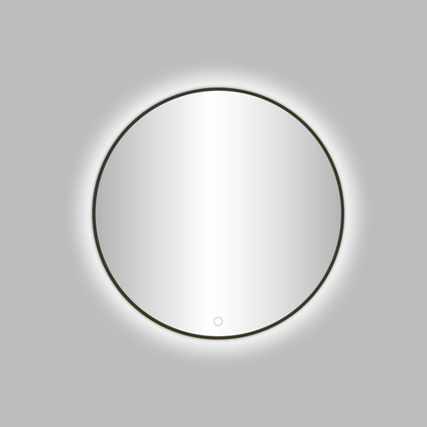 Best Design Moya Venetië ronde spiegel Gunmetal incl.led verlichting Ø 80 cm SHOWROOMMODEL SHOW26817