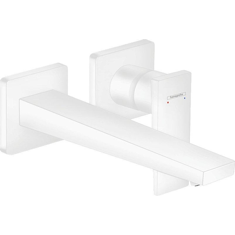 Hansgrohe Metropol afbouwdeel wastafelkraan - voorsprong 22.5cm - met waste - mat wit SW358671
