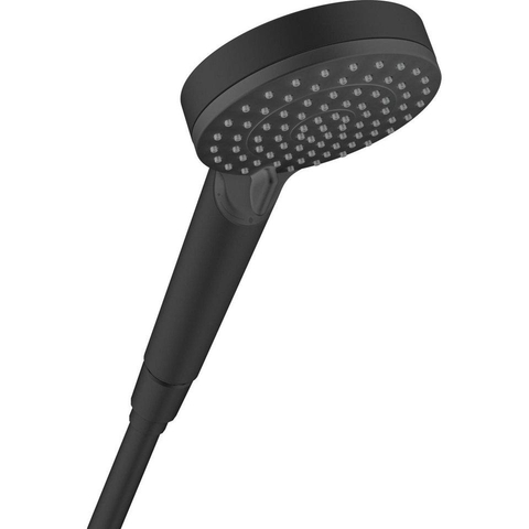 Hansgrohe DuoTurn S ensemble de douche pluie encastré – douche de tête Ø 20 cm – bras mural 24 cm – douchette ronde – noir mat SW1208332