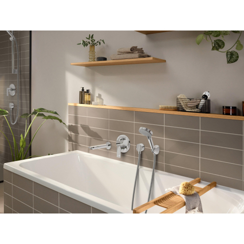 Hansgrohe Rebris e 1 greeps - inbouw badkraan - met zekerheidscombinatie chr. - hoogglans chroom SW803086