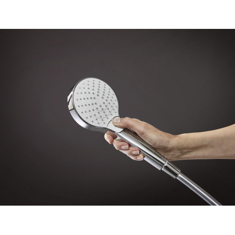 Hansgrohe Croma Select S handdouche Vario EcoSmart 1/2 xØ11cm met rain turbo rain en intense rain regenstraal wit/chroom 0605322