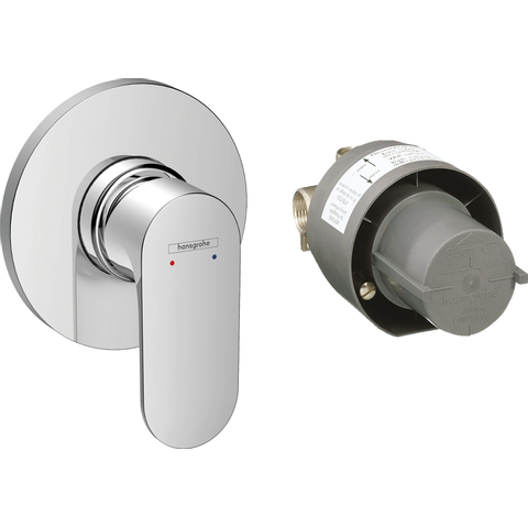 Hansgrohe Rebris s Eengreeps - inbouw douchemengkraan set - hoogglans chroom SW803088