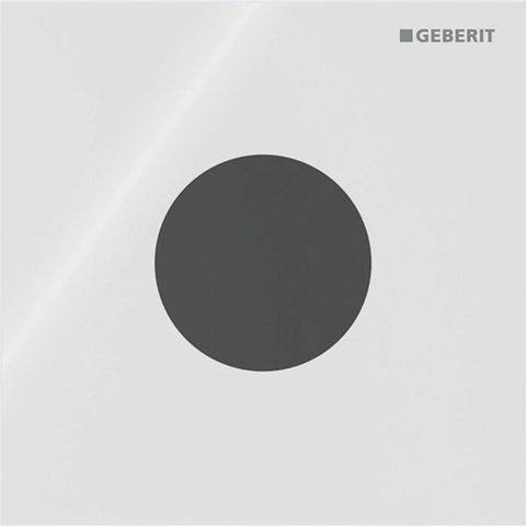 Geberit Type 40 urinioir bedieningsplaat - batterij - rond - wit SW1237120