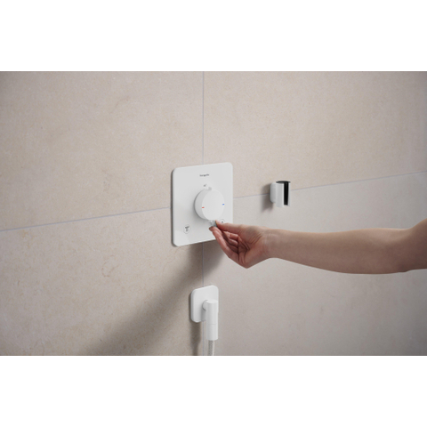 Hansgrohe Ecostat comfort Q mitigeur thermostatique encastré 2 fonctions blanc mat SW1387933