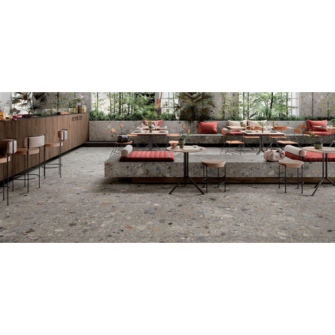 Vtwonen Carrelage composite sol et mur 15x60cm 9mm rectifié R10 Multicolor SW497102