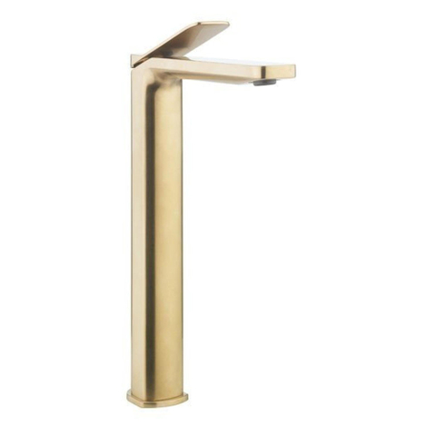 Crosswater Glide II Fonteinkraan hoog model - met hendel - geborsteld messing (goud) SW648377
