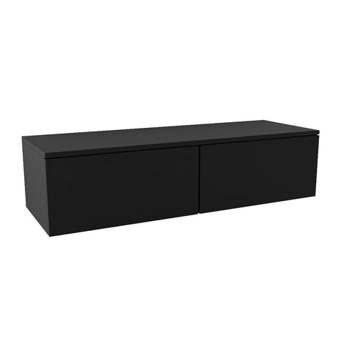 MONDIAZ ALAN MODULE SMALL Wastafelonderkast - 120x41x30cm - 2 lades - push to open - MDF - Urban mat SW645683