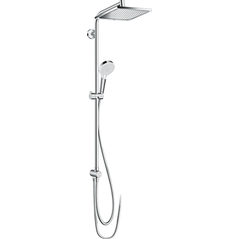 Hansgrohe Crometta e Croma e - 240 - 1jet - showerpipe reno - met ecosmart - hoogglans chroom SW73200