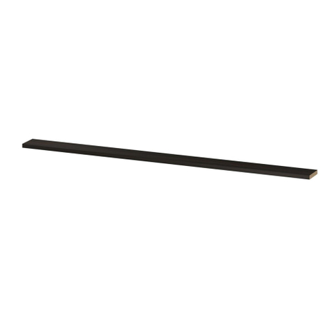 INK 20d étagère murale - 275x20x3.5cm - bord avant chanfreiné - pour niche - MFC Chêne intense SW494017