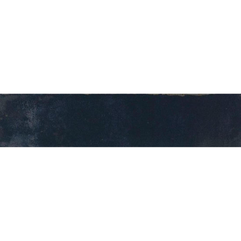 ÉCHANTILLON Ceralto Pavero Core Carreau mural - 6X27cm - 7.7mm - Rectangle - Bleu Cobalt Brillant SW1220911