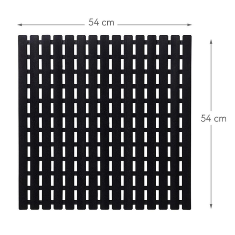 Sealskin Nora Douchemat - 54x54cm - Antislip - Zwart SW1421059