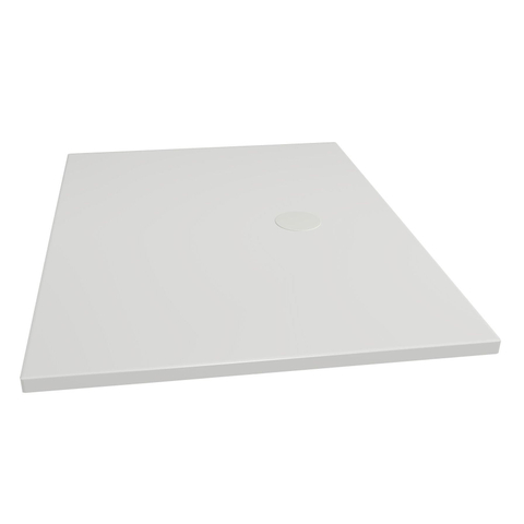 Xenz Flat Zero douchevloer - 120x90x4 - Acryl - wit SW237554