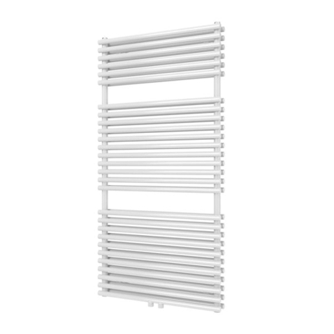 Plieger Florian Nxt M designradiator dubbel horizontaal met middenaansluiting 1216x600mm 980W wit 7255226